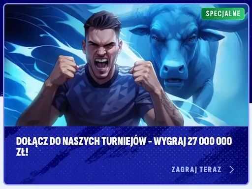 BankonBet - promocja turniejów z piłkarzem i niebieskim bykiem
